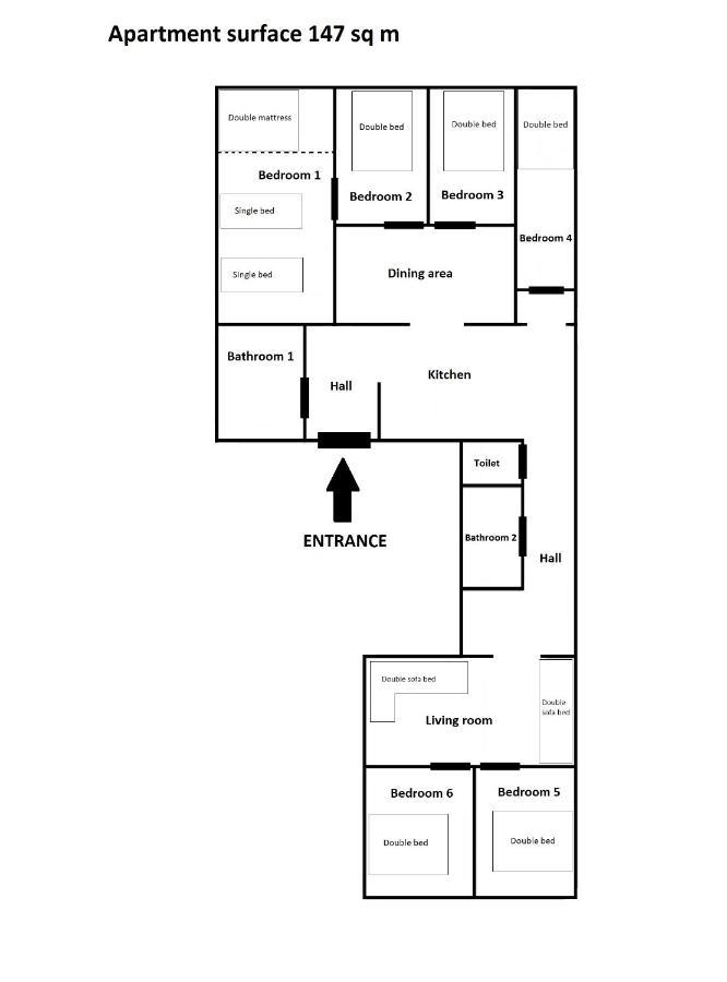 Prime Location Apartment Krakau Exterior foto